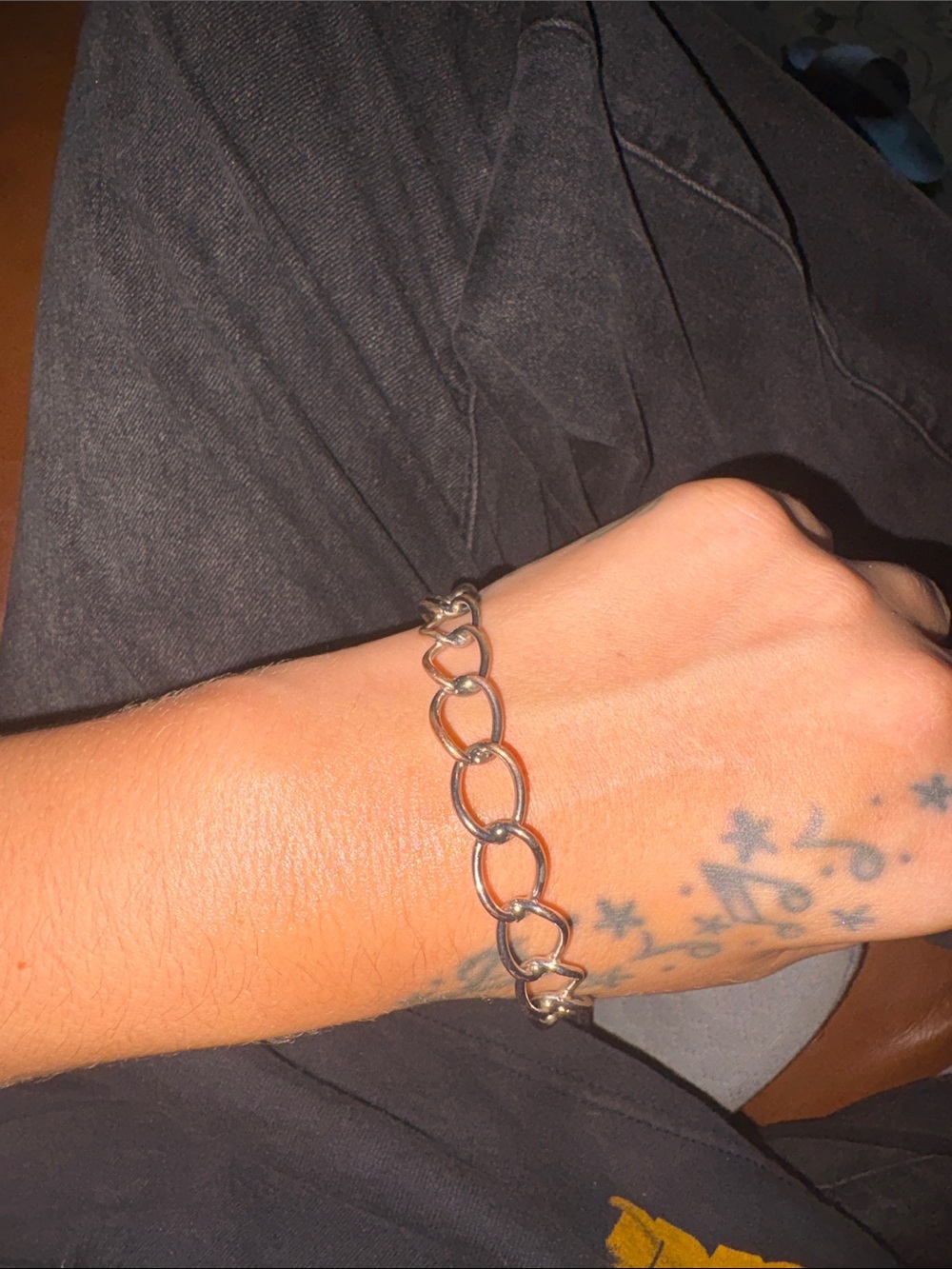 Silver Heart Link Bracelet - Women Jewelry